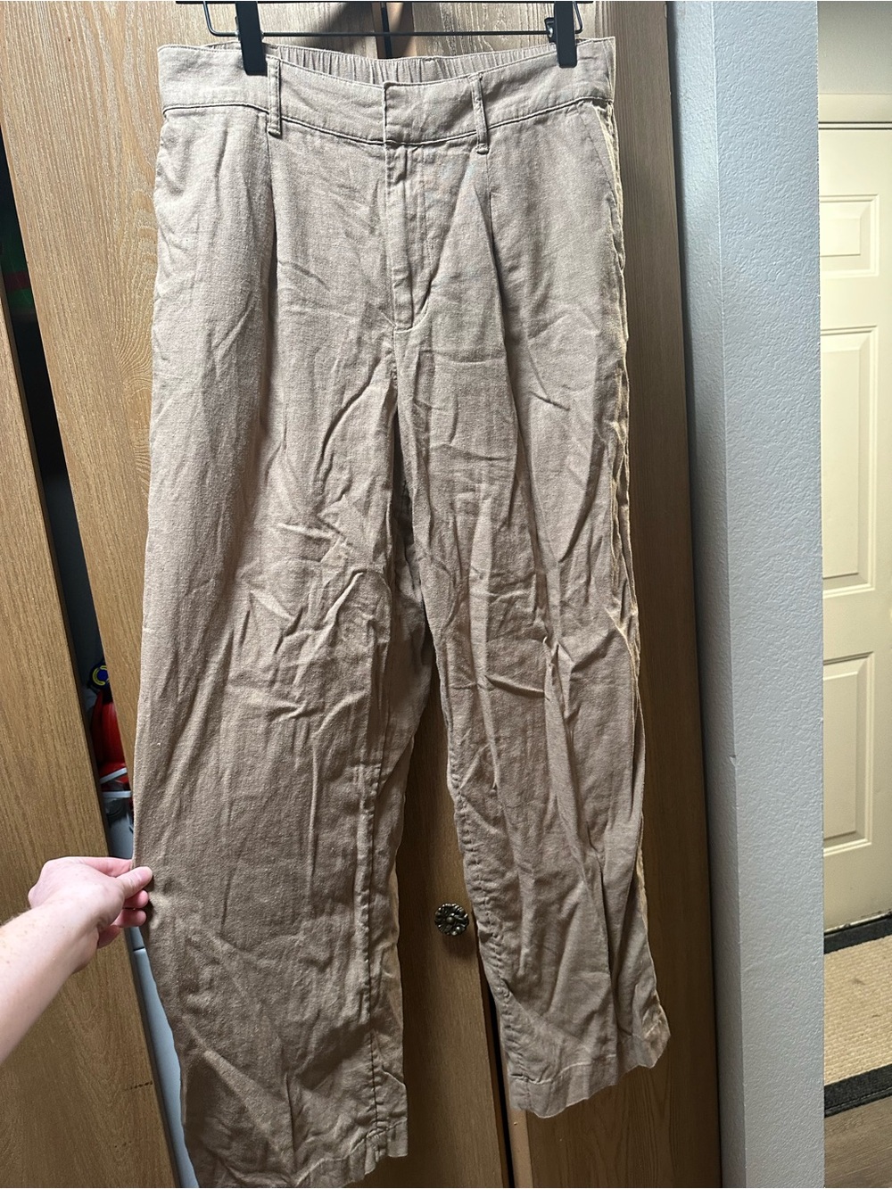 A New Day Linen Pants in Dark Brown